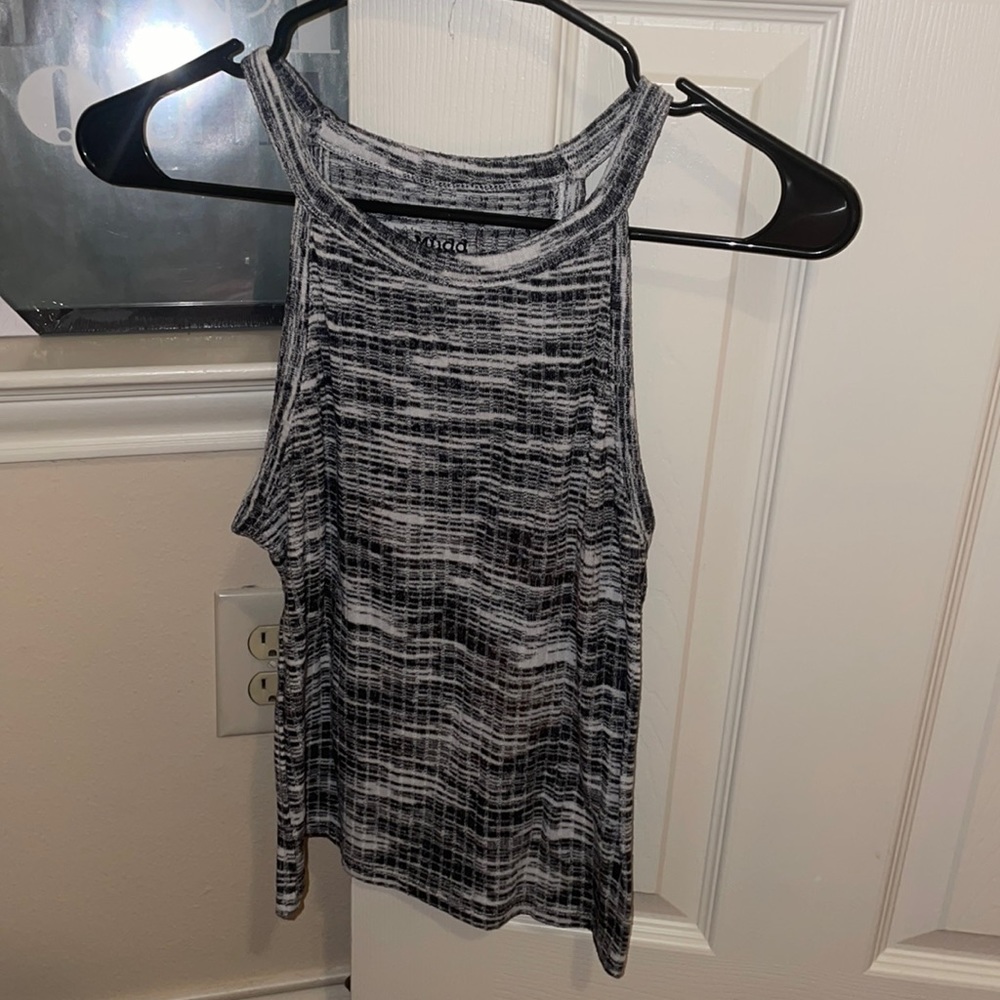 Black and white tank top